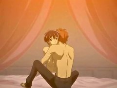 Aroused Anime Homosexual Enjoying Intimate Moments